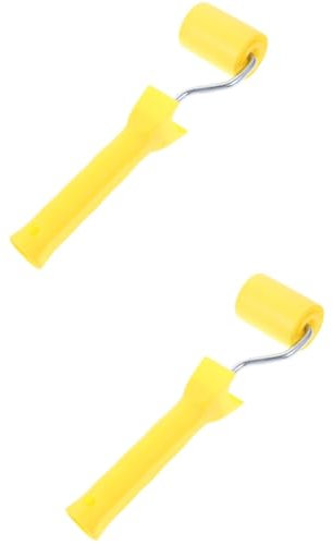 HOMSFOU 2pcs Seam Roller for Quilting Wallpaper Smoothing Tool Kit Wallpapers Roller Screen Installation Tool Vinyl Flooring Sound Deadening