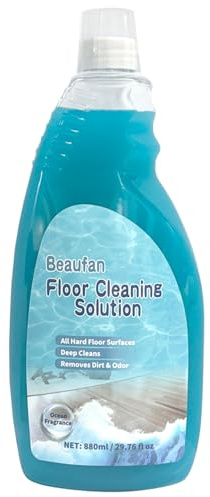 200X Concentrated Floor Cleaning Solution for All Robot Vacuum and Mop, Wet Dry Vacuums Compatible with Eufy, Roborock, Roomba, Tineco, Bissell, Shark, 29.76 fl oz Makes 47 Gallon Cleaner(Ocean Scent)
