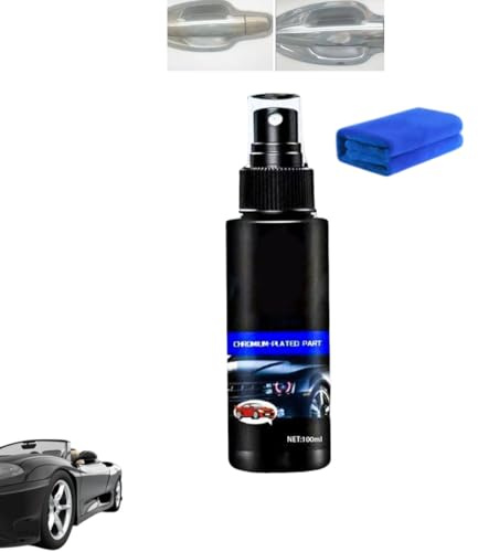 Spray restaurador para piezas cromadas, spray renovador de recubrimiento rápido y multifuncional, agente de recubrimiento para automóviles (1PCS)