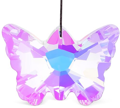COHEALI Atrapasol De Prisma Decoración Para Interiores Y Exteriores Cristales LED Con Luces Decoración Para El Hogar Atrapasol Colgante Para Ventana Adorno Colgante De