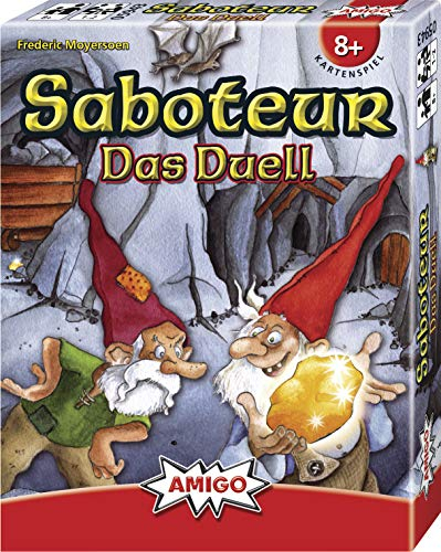 AMIGO 05943 - Saboteur - Das Duell Kartenspiel, Für 1-2 Spieler