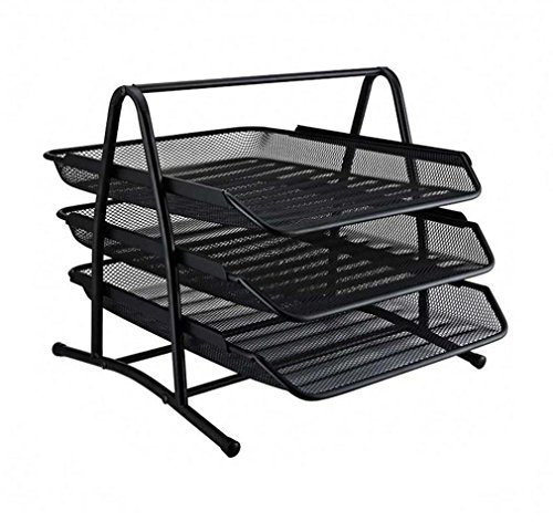 Metall-multi-tier Mehrschicht-Briefablage, kratzfest, stapelbar, bunt, Foolscap, WJ-0003