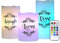 Eldnacele Multicolor Flameless Live Love Laugh Candles Real Wax Battery Operated Electric LED Color Changing Candle Lights with Remote Control for Home Easter Christmas Decoration, Set of 3