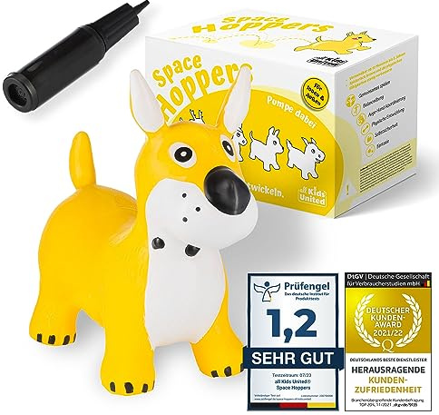 all Kids United® Perro Saltarín Infantil con Bomba - Juguete Motor