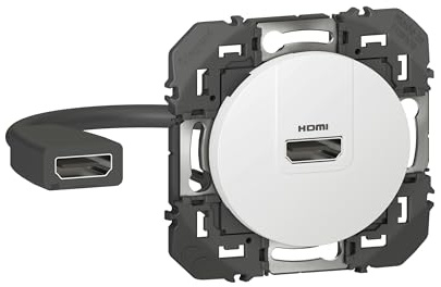 Prise HDMI pré-connectorisée DOOXIE finition blanc