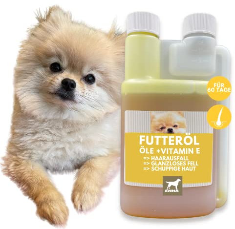 Barf Leinöl Katzen Hunde I Barf Öl Hund I Omega 3 Öl für Hunde - Barföl mit Leinöl Distelöl I Futteröl Vitamin E I Natürlicher Barf Zusatz reich an Omega 3 6 Fettsäuren für Haut und Fell Hund 2x0,25l