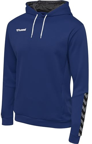 hummel Herren Hoodie Hmlauthentic Poly Hoodie, True Blue, L, 204930-7045-L