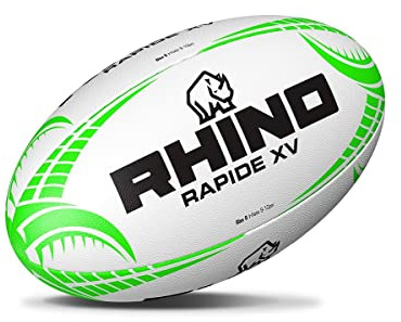 2022 Rhino Rapide XV Rugby Ball - Training Ball - Great for Juniors and Schools - Good for All Conditions (3)