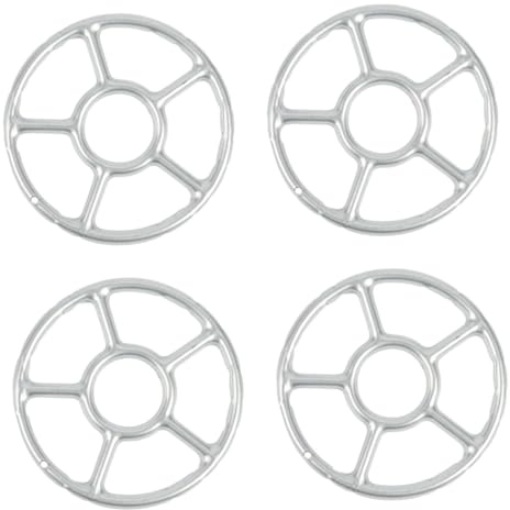 MAGICLULU 4 Pièces Support Pour Casserole De Lait Diffuseur Pour La Maison Pot Diffuseurs Domestiques Wok Adaptateur Pour Cuisinière à Gaz Grille De Cuisinière à Gaz Tampon De Zinc