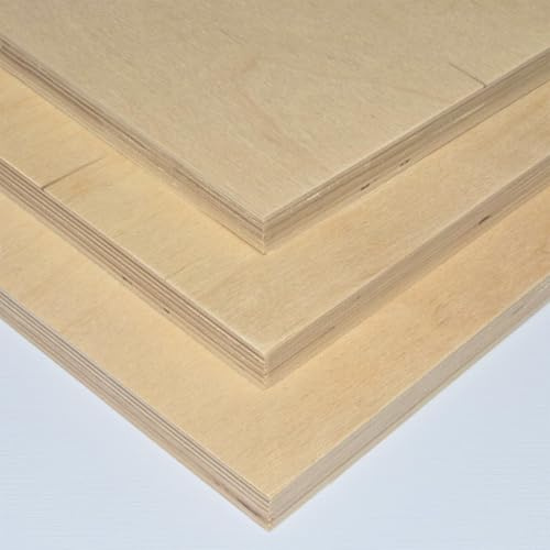 AtHaus® Placas de Contrachapado 18  mm | Tableros Multiplex | Placas de Madera | Cortes Disponibles: 50x50 cm