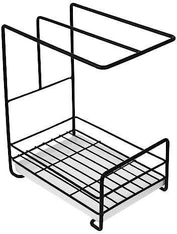 Alipis Estante para Guardar Esponjas De Cocina Soporte De Esponja y Jabón Escurridor De Cocina para Encimera De Escritorio o Rack De Almacenamiento De