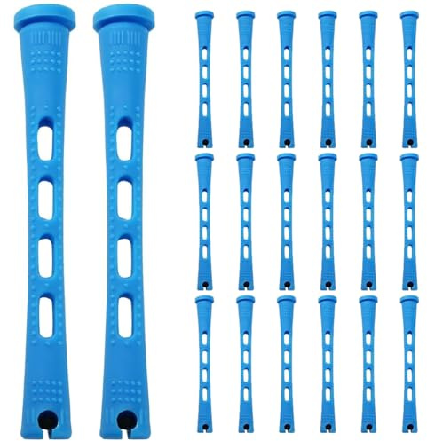 IKOPFLN 20 Stück Kleine Dauerwellen Wickler, Lockenwickler Klein, Hair Rollers für Frauen, Lockenwickler Kurze Haare für Natürliche Haare Lange Kurze Haare Styling Tool