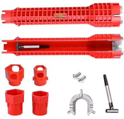 YZROHYI Chiave Multifunzione 14 in 1,Chiave Multiuso Idraulico,Chiave Rubinetto Lavello Cucina,Chiave per Miscelatore Lavello,Chiave per Montaggio Rubinetto,Chiave Tubi Plastica,Chiave Serraggio