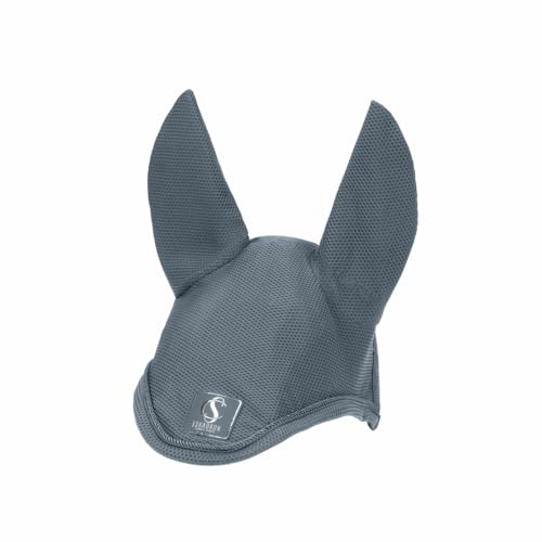 Eskadron Fliegenohren Fliegenhaube Dynair Mesh Sport Classic Sports, Größe:Pony, Farbe:Steel Blue
