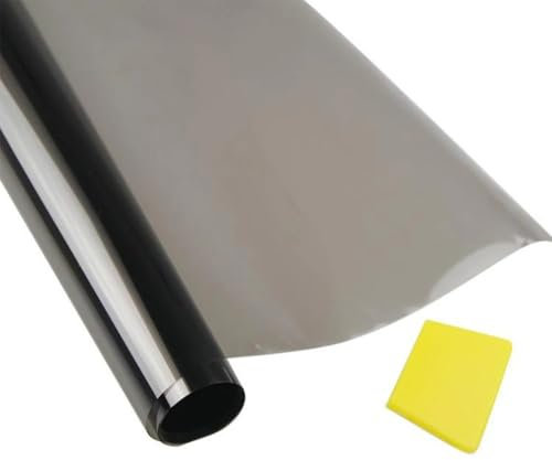 Vinilos Para Cristales Coche Láminas tintadas for ventanas de automóviles, 300 cm x 50 cm, película for parasol, protector de rayos UV for ventanas de automóviles y hogares Laminas Para Tintar Lunas C