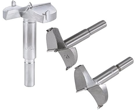 3 Stück Holzbohrer, 50 mm, 53 mm, 55 mm Durchmesser, Holzbearbeitungswerkzeug