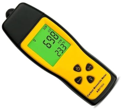 Analyseur De CO Portable, Testeur Monoxyde Carbone Portatif, Détecteur, Écran LCD, Alarme Sonore Et Lumineuse Détection Rapide Précise