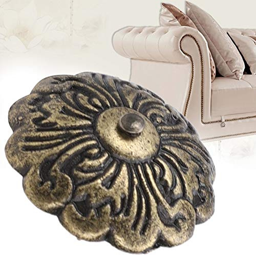 Alomejor Clou de Rembourrage Rétro Décoratif pour Accessoires de Meubles en Bronze Cyan, 30 Pièces, Pointe Pointue, Alliage de Zinc Durable