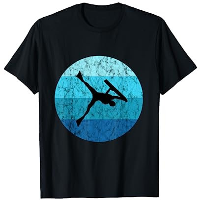 Bodyboard Surfer Retro Vintage Ocean Wassersport Bodyboarder T-Shirt