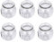6pcs Cupping Jar Set Thick Glass Cupping Set for Professionals Chinese Cupping Therapy Clear