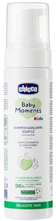 Chicco KIDS - DELICATE SKIN - 2 IN 1 MOUSSE: SHAMPOO UND SPÜLUNG, 150 ml