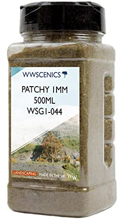 WWS War World Scenics WWScenics | 1mm Herbe Statique Éparse | 500ml | WSG1-044 | Matériel pour Maquette Réaliste