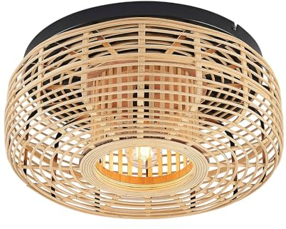 Lindby Deckenlampe Ollena (Retro, Vintage Antik) (1 flammig E27) - Deckenleuchte Lampe Wohnzimmerleuchte