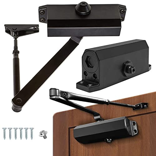 Chiudiporta Automatico Braccio Rallentatore Porta Regolabile 40-60 Kg a Molla