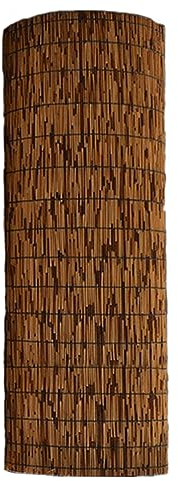 Clôture de Roseau Jardin, Paillasse pour Pergola Natte Bambou, Rideau en Bambou Protection Contre le Vent et le Soleil, Canisse en Roseau Brise Vue pour Vouverture de Toiture, Terrasse Natte de Roseau