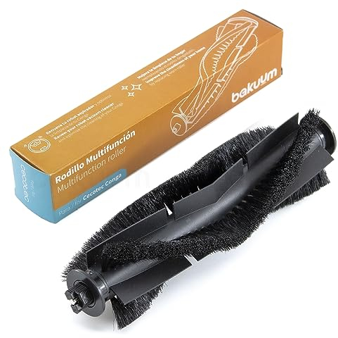BAKUUM Rodillo Multifunción, para Cecotec Conga Series Eternal Laser (Xtreme, Vital, MAX, Pet). Cepillo Principal para Robot Aspirador