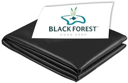 Black Forest Pond Shop TEICHFOLIE EPDM Folie 1.2mm 9m x5m Langlebige Teichabdichtung für Teich, Schwimmteich auch Ideal für Ihr Hochbeet im Garten UV- & Witterungsbeständig - 9x5 m
