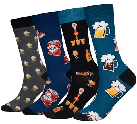 Cansok Herren Neuheit Kleid Wadensocken