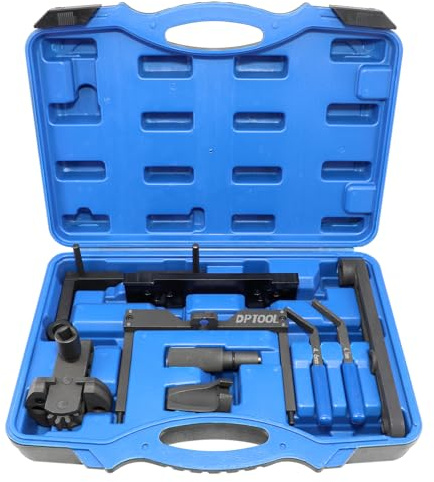 DPTOOL Engine Camshaft Timing Tool Kit Compatible with Detroit Diesel DD13 DD15 DD16 Engine TDC Locating Pin Brake Adjustment Tool Barring Tool Fuel Line Socket Replace W47058090900 W470589104000