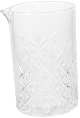 Amosfun 725ml Crystal Glass Mixing Cup Cocktail Drinkware Bar Bartender Shaker Mixer for Cocktail Preparation