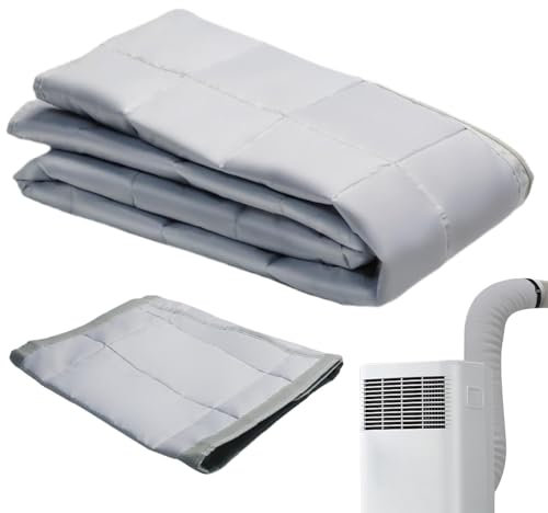 Dtaigou Funda de manguera de aire acondicionado portátil | Manga aislante de manguera de CA aislamiento de ventilación | Cubierta de manguera de CA lavable para ventana de CA, funda de aislamiento