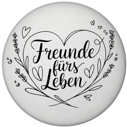 Freunde fürs Leben Magnet Kühlschrank-Magnet mit Spruch, perfekt für Freunde