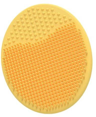 Baby Shower Brush, Baby Bath Brush | Baby Bath Hair Brush | Soft Silicone Scalp Comb for Cleaning the Cradle Cap, Massage Tool with Suction Cup