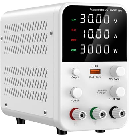 Fuente de alimentación variable 0-30V/60V/120V 0-10A Bancos ajustables Fuentes de alimentación con protección contra sobrecorriente Características