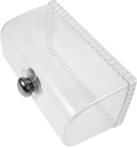 UTHCLO Couvercle à Gâteau Transparent Rectangulaire 27,5 x 14,2 x 13 Cm En Plastique Rigide Cloche Protectrice Légère Pour Présentoir à Desserts Et Buffets