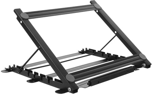 KONTONTY Verstellbarer LED Leuchttisch Ständer Zeichentablett Halter Metallhalterung für Lichtpad und Lichtbox Rutschfest Stabil Kompatibel mit Meisten Zeichenbrettern