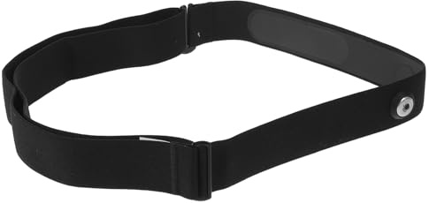 SOIMISS Cintura Cardiofrequenzimetro Toracica Regolabile Fascia Fitness per Palestra Corsa Ciclisti Comfort Silicone Nera