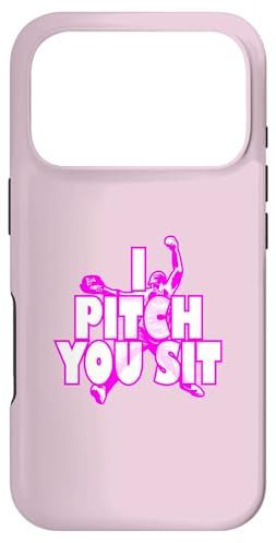 T-Shirt « I Pitch You Sit » - Pichet de Softball Coque pour iPhone 17 Pro