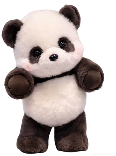 Generisch Roter Panda Kuscheltier Niedlich, Running Plush Panda Kuscheltier, Kawaii Pandas Plüschtier Weich, Red Pandas Plush Kuschelig für Erwachsene, Anti Stress Geschenk für Angst Schlafen (Panda)