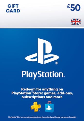 PlayStation Store Gift Card 50 GBP | PSN UK Account | PS5/PS4 Download Code