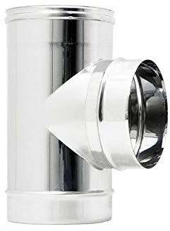 Raccordo a T braga MF codino M inox 130mm 5 decimi AISI 304