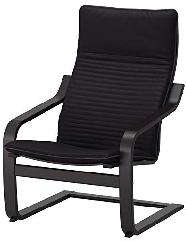 POÄNG Sessel, schwarz-braun, Hillared anthrazit, 68x83x100 cm, strapazierfähig und pflegeleicht Stoffsessel Sessel und Chaiselongues. Sofas & Sessel Möbel Umweltfreundlich. 68x83x100 cm Knisa Schwarz