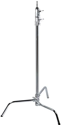KUPO 40 Master C-Stand con pata deslizante y sistema de liberación rápida - Plata (KS707412)