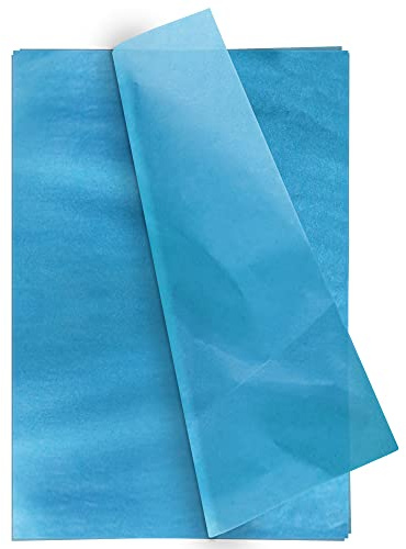 Seidenpapier, 30 Blatt, YUNJU Geschenkpapier, MF und säurefrei, groß, 50,8 x 76,2 cm, Wrapping dekorative Skizze und Schneidepapier für Kunsthandwerk und Verpackung – Türkis