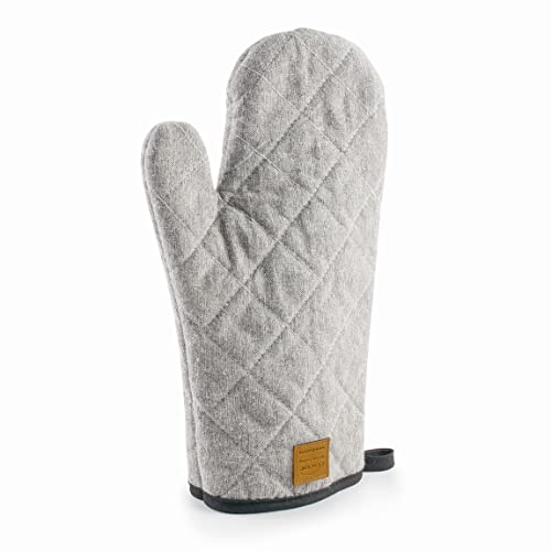 Lacor - 60039 - Forno a guanti Collezione LIMA, Resistente al calore, Cinturino sospeso, 30cm, Grigio marmorizzato