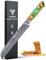 SANMUZUO Cuchillo de pan de 20cm, hoja dentada, acero de Damasco martillado y Mango de resina - Serie Yao